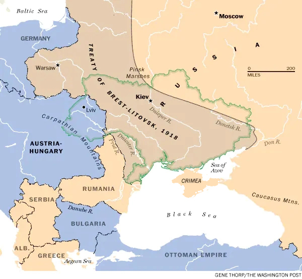 Russia Ukraine 1918